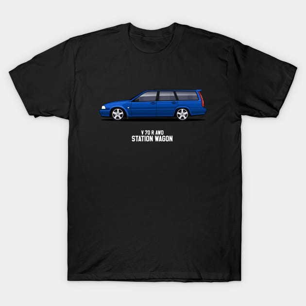 V70R AWD Station Wagon T-Shirt by Turbo29